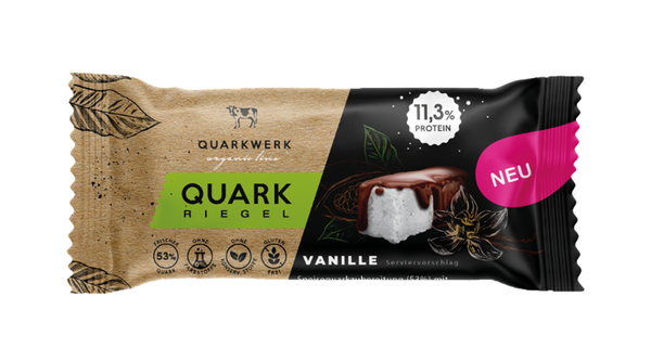 Produktfoto zu Quark Riegel Vanillegeschmack (kühlpflichtig) 40g