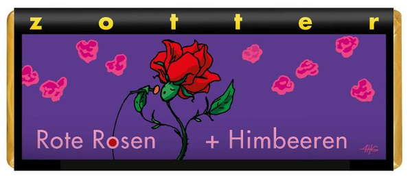Produktfoto zu Rote Rosen + Himbeeren