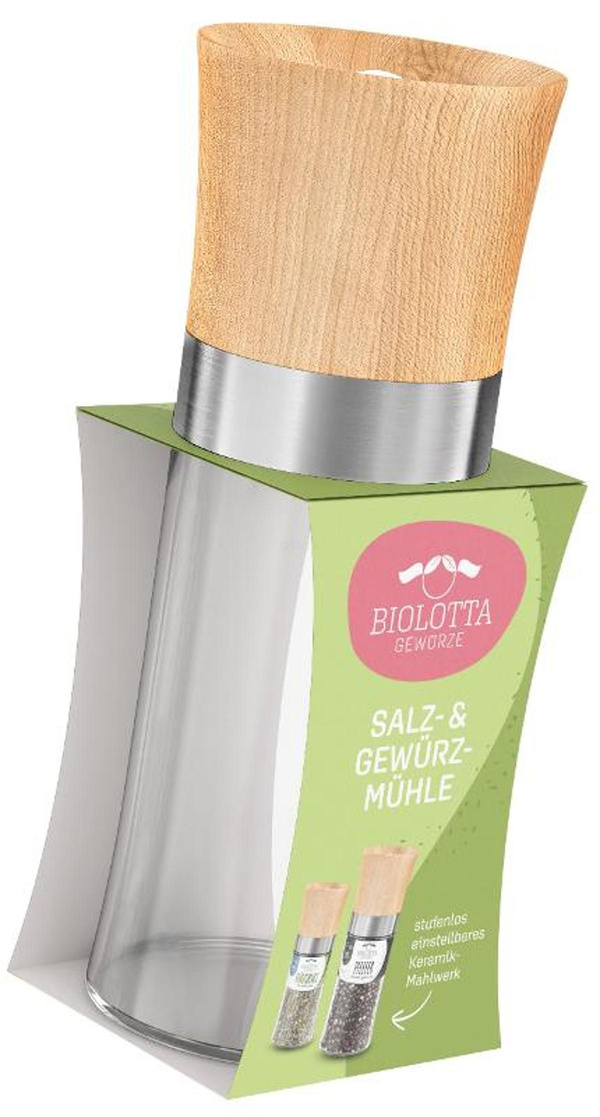 Produktfoto zu Salz&Gewürzmühle unbefüllt