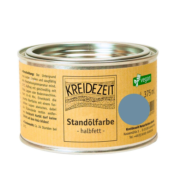 Produktfoto zu Standölfarbe halbfett 0,375l -taubenblau-