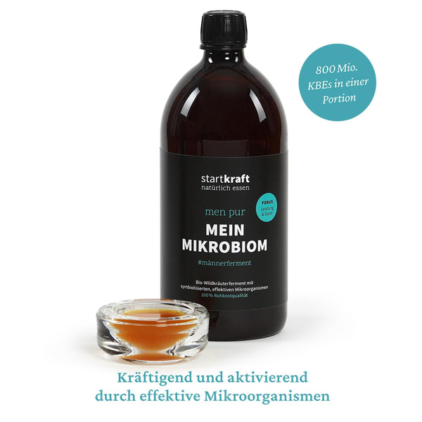 Produktfoto zu Startkraft Fermentgetränk "Mein Mikrobiom" Men 500ml