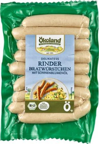 Produktfoto zu Delikatess Rinderbratwürstchen (9 Stück)