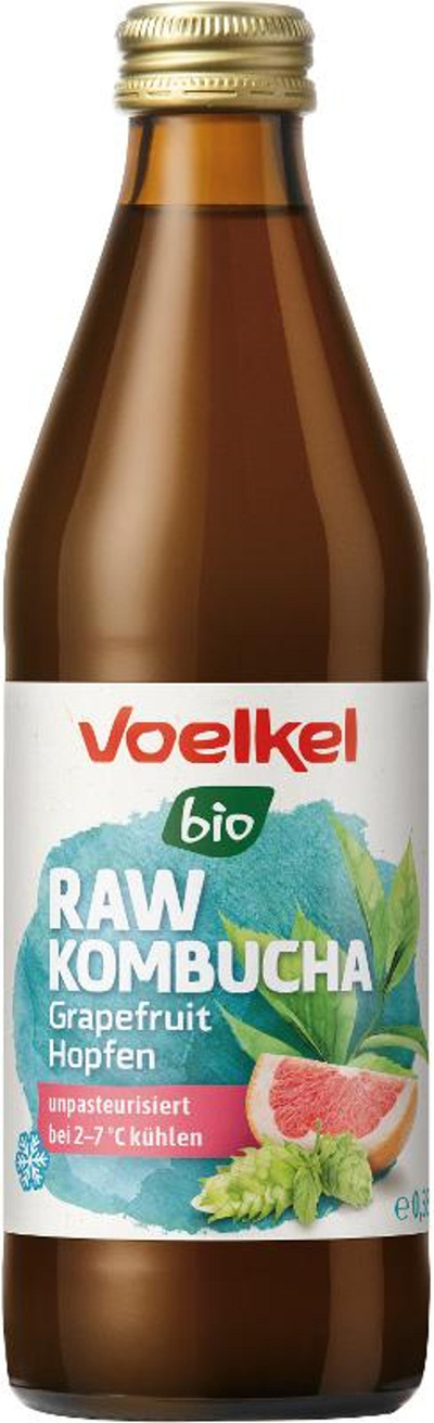 Produktfoto zu RAW Kombucha Grapefruit Hopfen (kühlpflichtig)