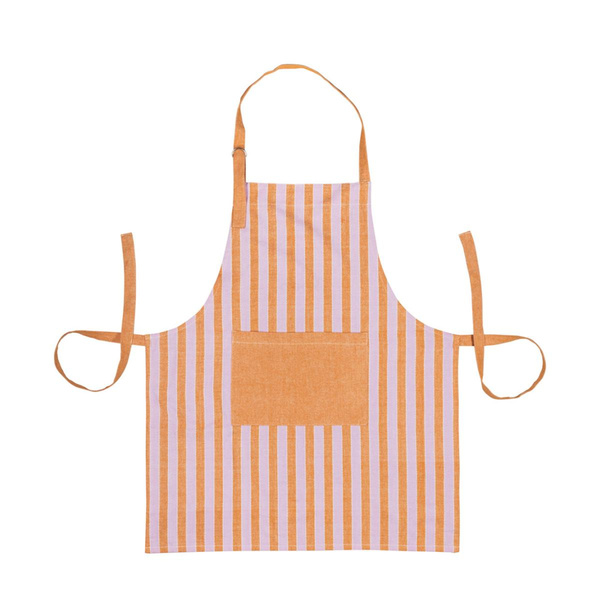 Produktfoto zu Küchenschürze Streifen Orange