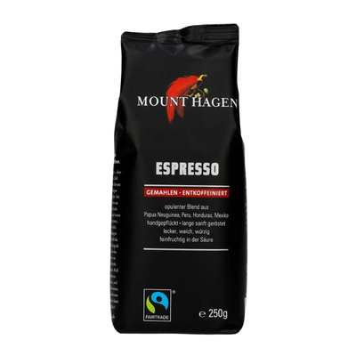 Produktfoto zu Espresso, gemahlen, entkoffeiniert 250g