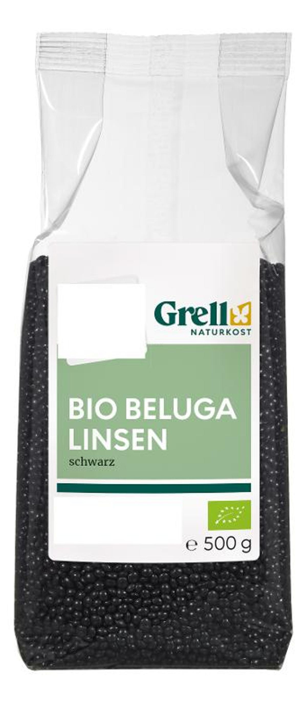 Produktfoto zu Beluga Linsen schwarz 500g