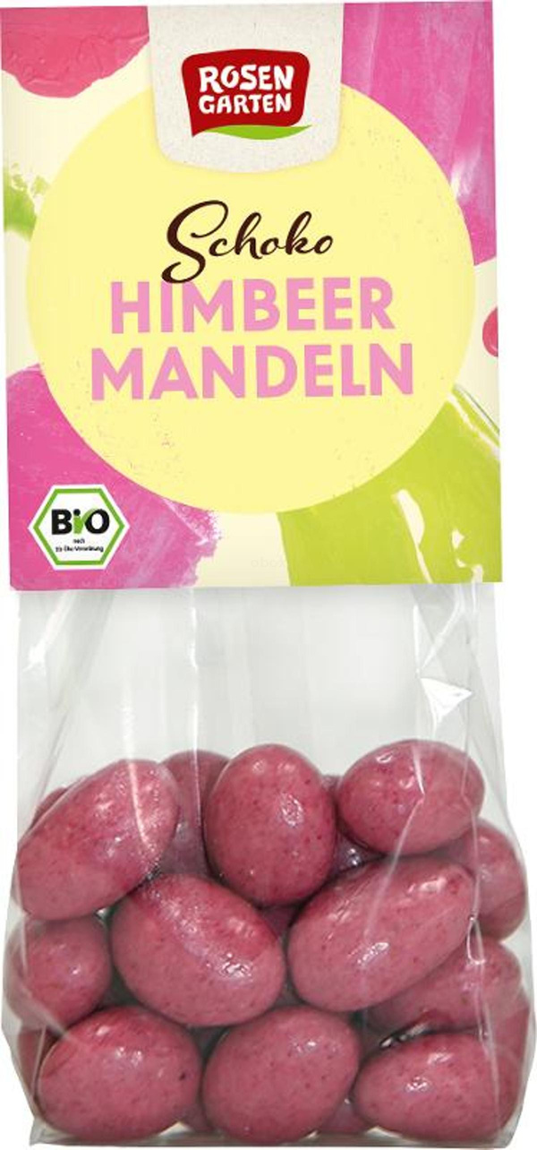 Produktfoto zu Schoko-Himbeer-Mandeln, 100g