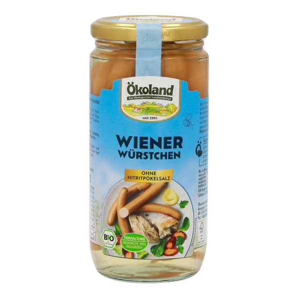 Produktfoto zu Wiener-Würstchen (6 Stück_Glas) 180g