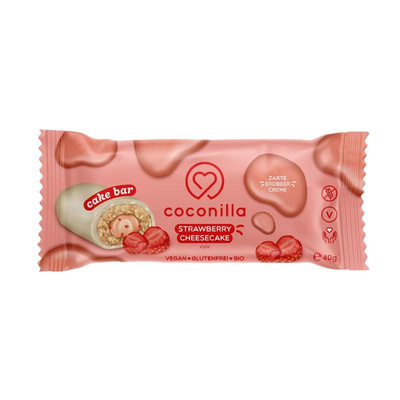 Produktfoto zu Cake Bar Strawberry Cheesecake Style - coconilla