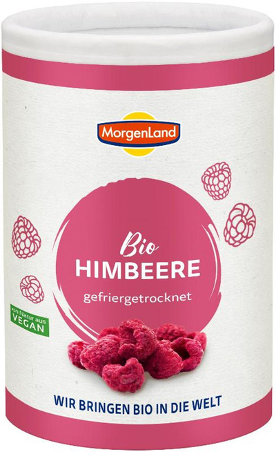 Produktfoto zu Himbeeren gefriergetrocknet (Papierdose)