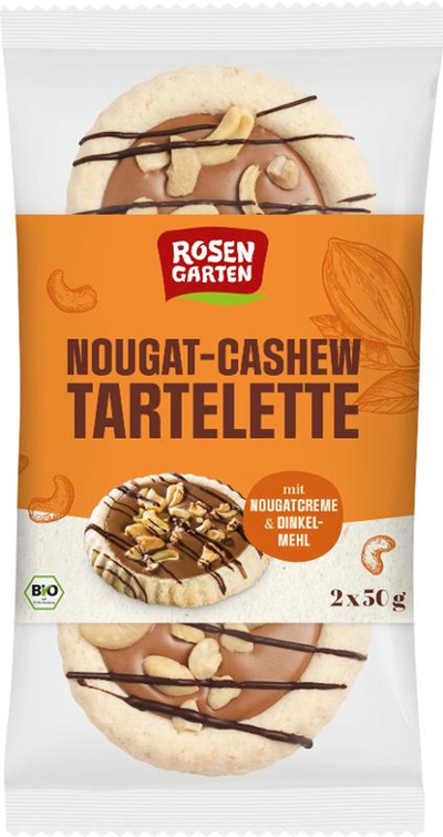 Produktfoto zu Nougat-Cashew Tartelette  (2x 50g)