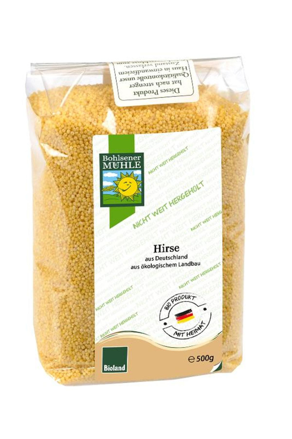 Produktfoto zu Hirse aus Deutschland, Bioland 500g