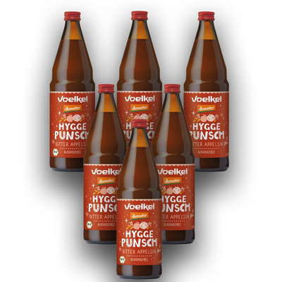 Produktfoto zu Hygge Punsch-Bitter Appelsin, alkoholfrei Kiste 6x0,75l