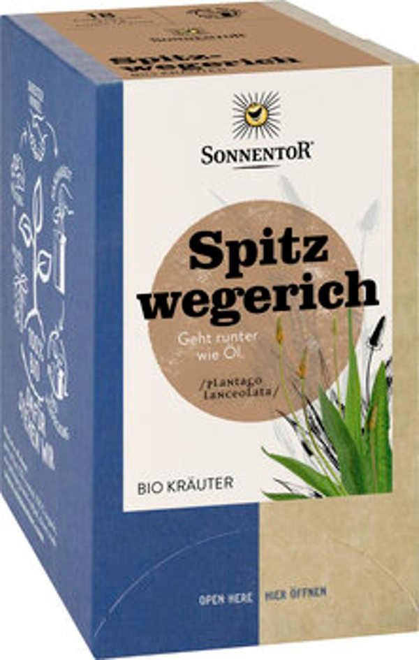 Produktfoto zu Spitzwegerich Tee Teebeutel