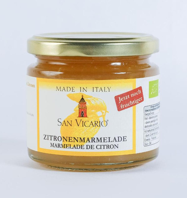 Produktfoto zu Zitronenmarmelade 240g