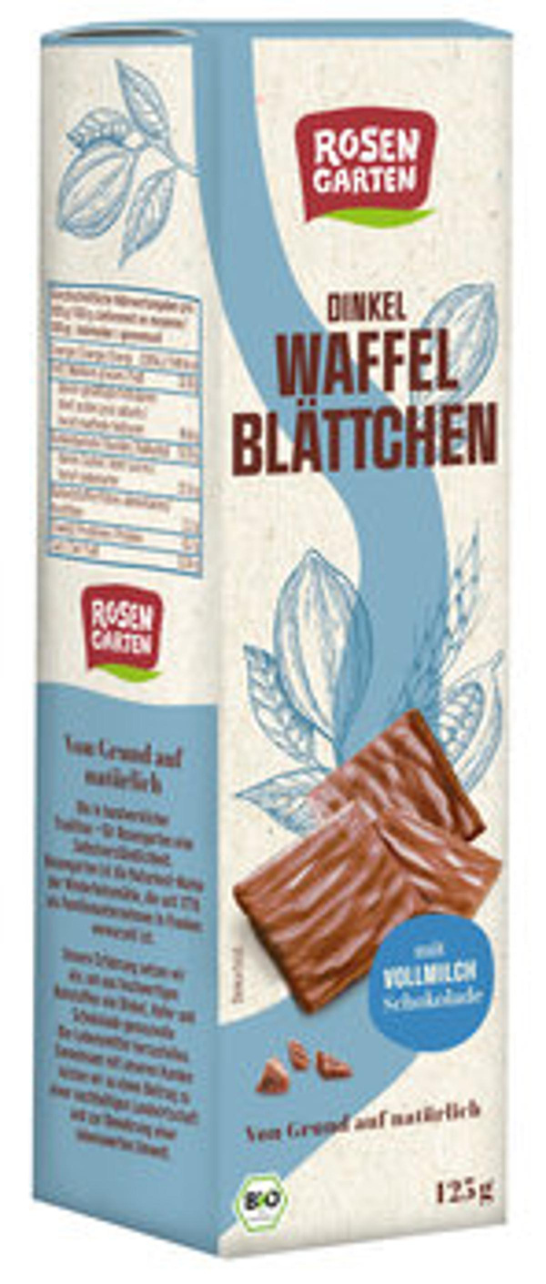 Produktfoto zu Dinkel Waffelblättchen Vollmilch