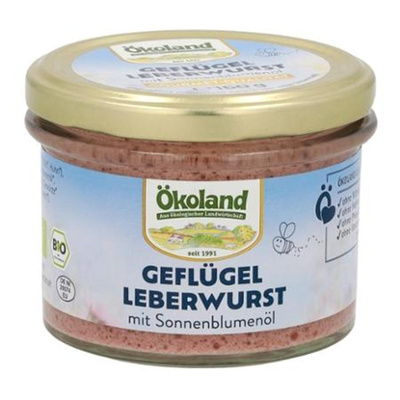 Produktfoto zu Geflügel Leberwurst Gourmet Qualität im Glas 160g