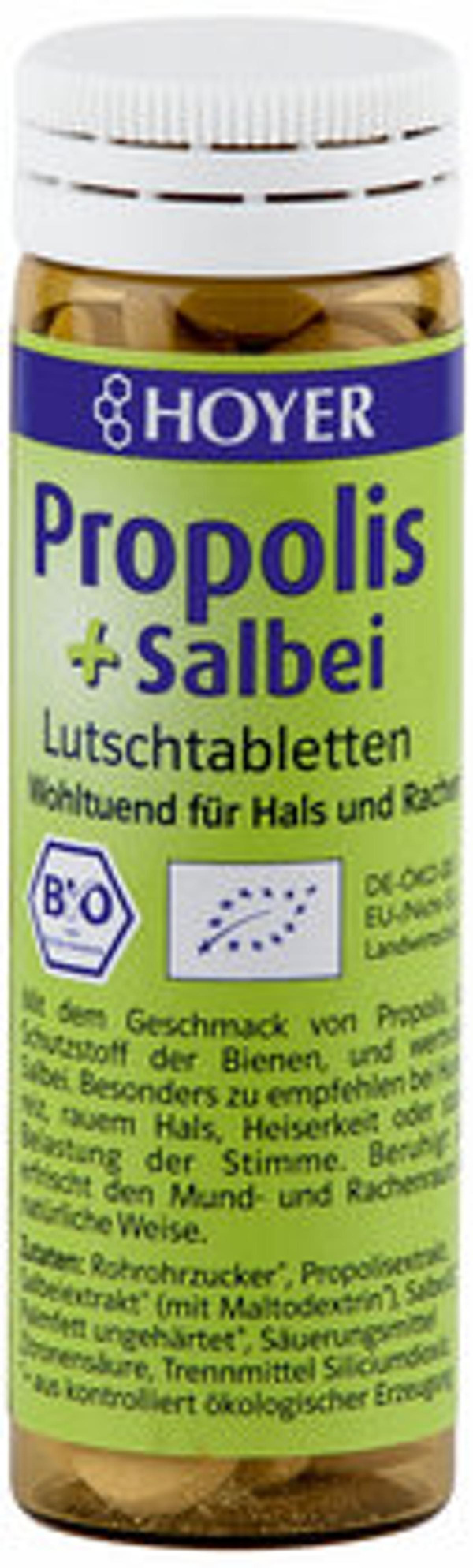 Produktfoto zu Propolis Salbei Lutschtabletten 30g