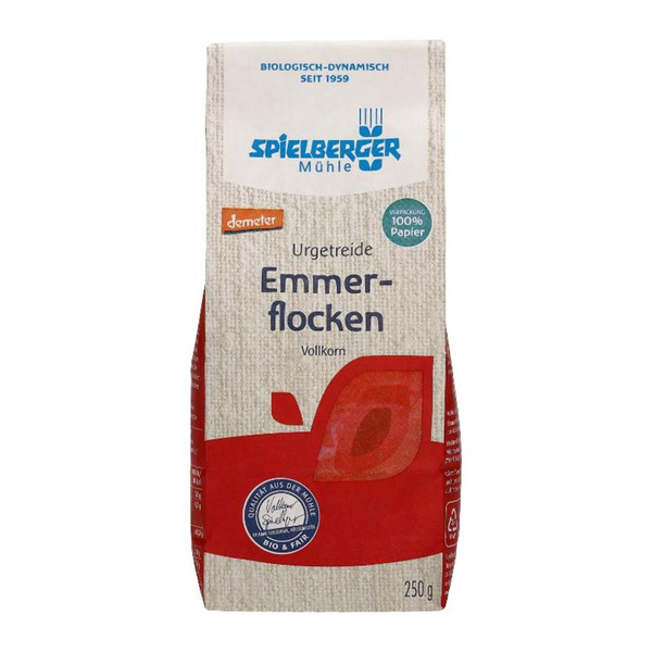 Produktfoto zu Emmerflocken Demeter 250g