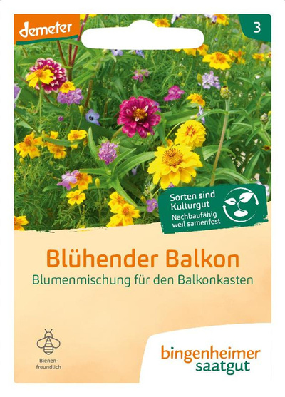 Produktfoto zu Saatgut Blühender Balkon, Blumenmischung