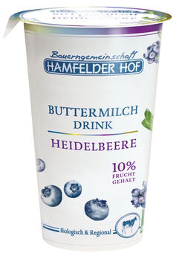 Produktfoto zu Buttermilchdrink Heidelbeere