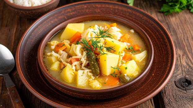 Rezeptbild für Winterliche Rassolnik Suppe