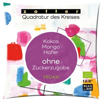 Produktfoto zu Quadratur des Kreises - Kokos Mango Hafer ohne Zuckerzugabe
