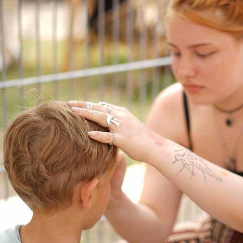 Grünlandfest Kinderschminken