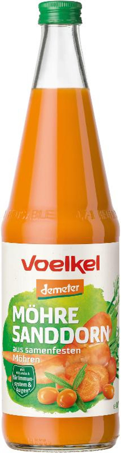 Produktfoto zu Möhren-Sanddorn-Saft 0,7l