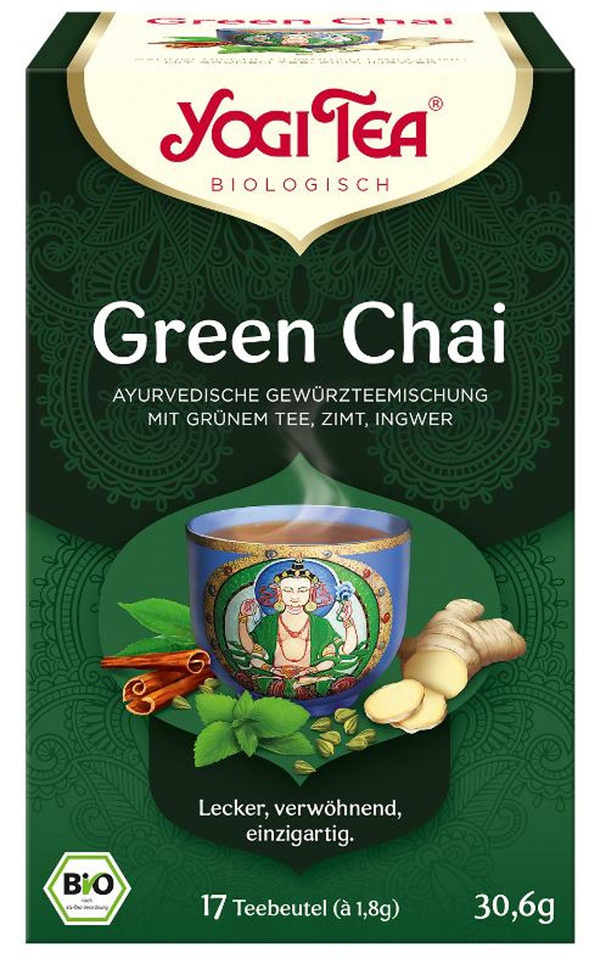 Produktfoto zu YOGI TEA Green Chai (Btl … 1,8 g)