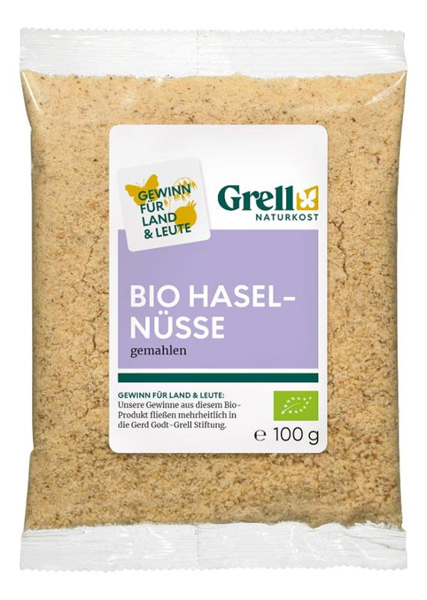 Produktfoto zu Haselnusskerne gemahlen 100g