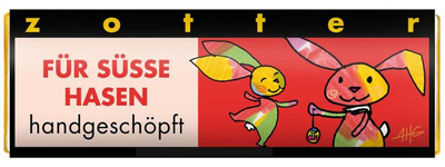 Produktfoto zu Handgeschöpfte Schoko-Mini Für süße Hasen - Schoko