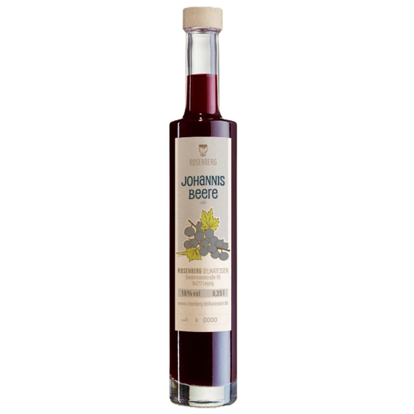 Produktfoto zu Rosenberg Likör Schwarze Johannisbeere 350ml