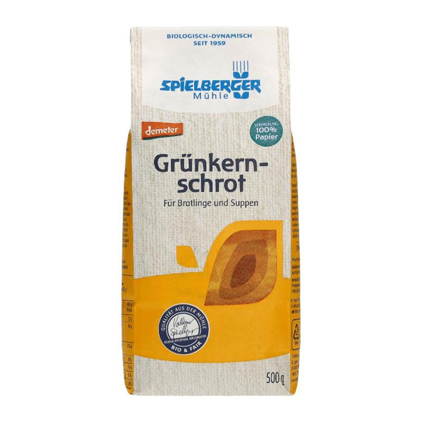 Produktfoto zu Grünkernschrot, Demeter 500g