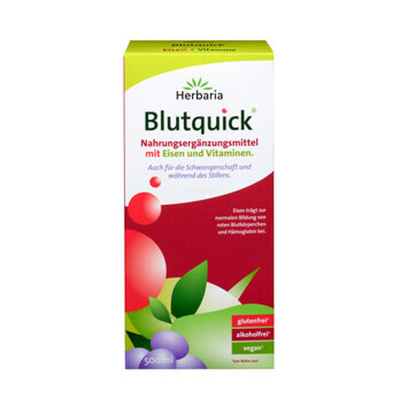 Produktfoto zu Blutquick Bio ohne Alkohol 500ml