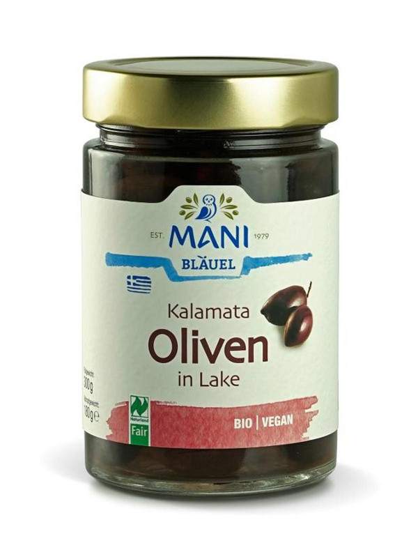 Produktfoto zu Kalamata Oliven in Lake mit Stein