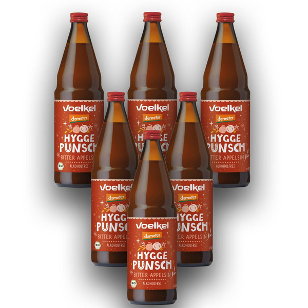 Produktfoto zu Hygge Punsch-Bitter Appelsin, alkoholfrei Kiste 6x0,75l