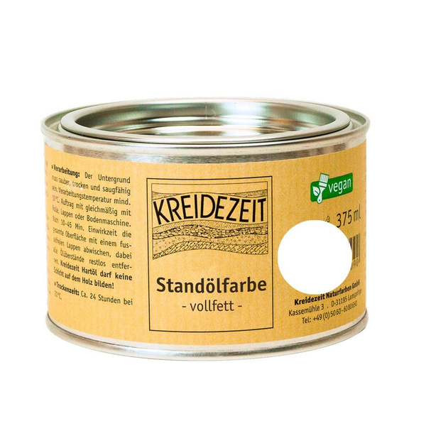 Produktfoto zu Standölfarbe vollfett 0,375l -weiß-