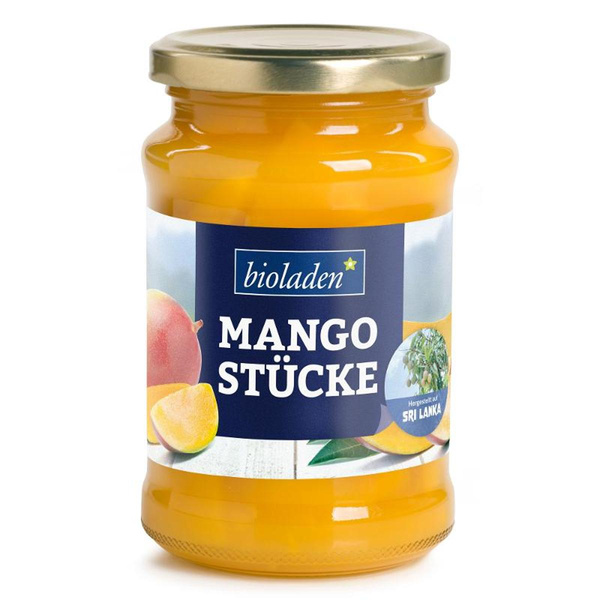 Produktfoto zu Mangostücke Glas 370g