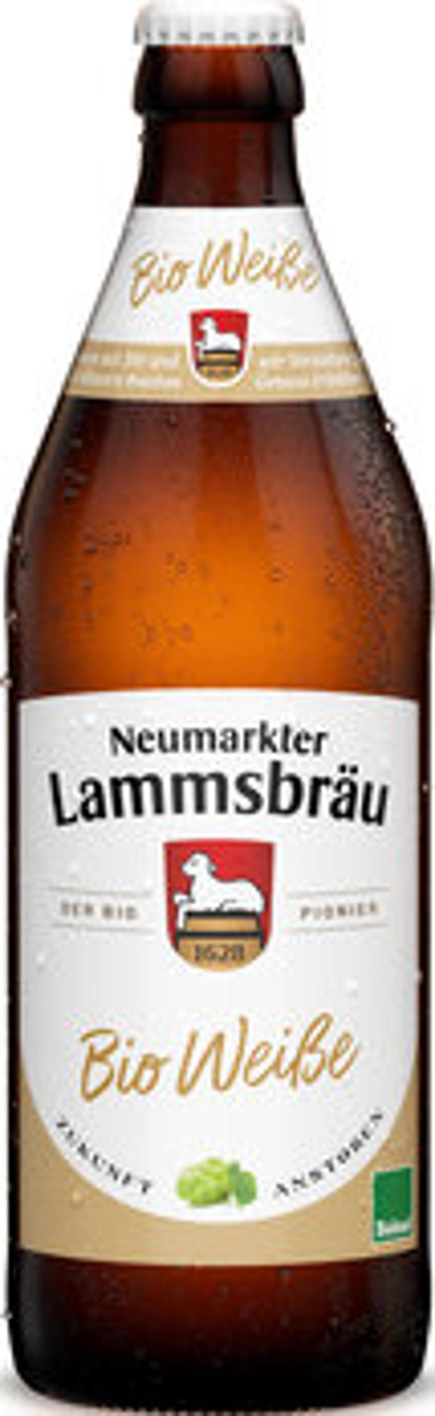 Produktfoto zu Lammsbräu Weiße, Hefeweizen hell, naturtrüb 0,5l