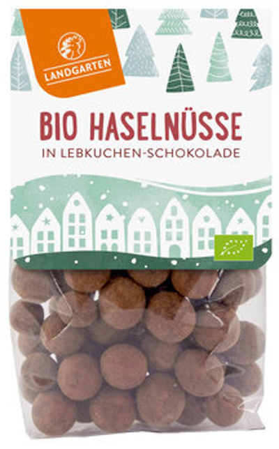 Produktfoto zu Haselnüsse in Lebkuchen Schokolade 150g