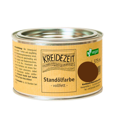 Produktfoto zu Standölfarbe vollfett 0,375l -braun-