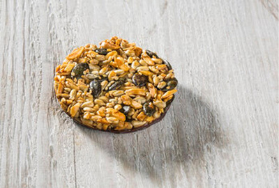 Produktfoto zu Mandel-Saaten-Gebäck mit ZB-Schokolade  50g