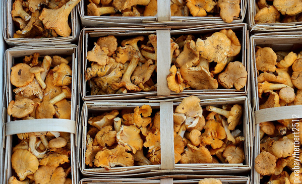 Ansicht von oben auf einen Terassentisch mit 