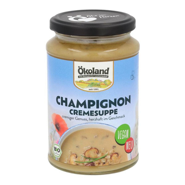 Produktfoto zu Champignon Cremesuppe 380ml Glas
