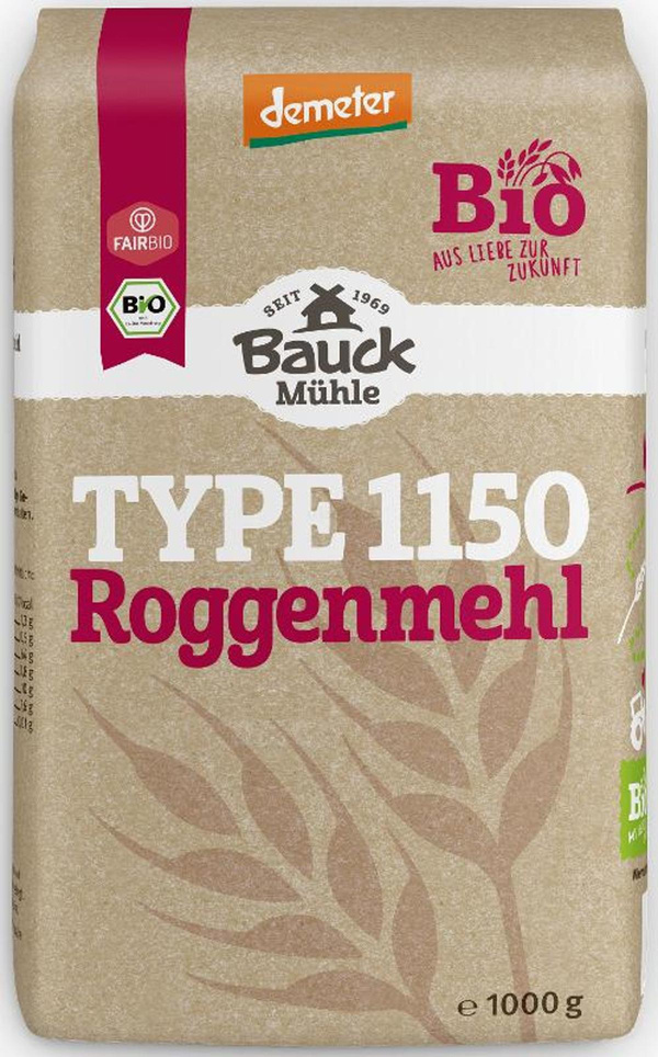 Produktfoto zu Roggenmehl Type 1150, Demeter