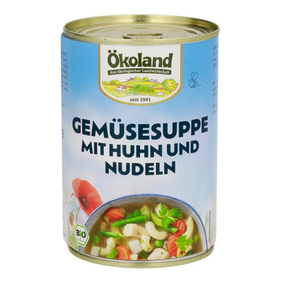 Produktfoto zu Gemüsesuppe mit Geflügel (Dose) 400g
