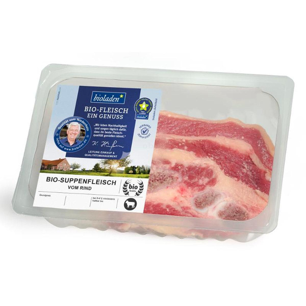 Produktfoto zu Suppenfleisch vom Rind m. Knochen, ca 300g