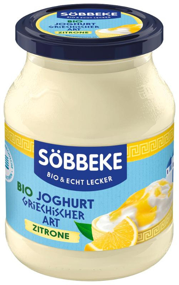 Produktfoto zu Joghurt griechischer Art Zitrone 7,5%, 500g