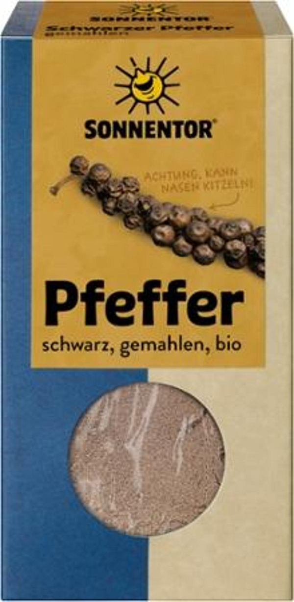 Produktfoto zu Pfeffer schwarz gem. bio 50g